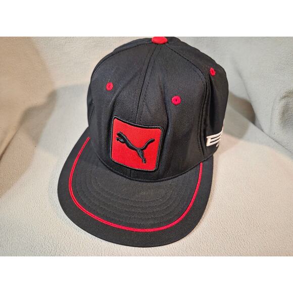 NEW Puma COBRA GOLF Snapback Hat Black Bio Cell Red 110 Flex Fit - Picture 4 of 10